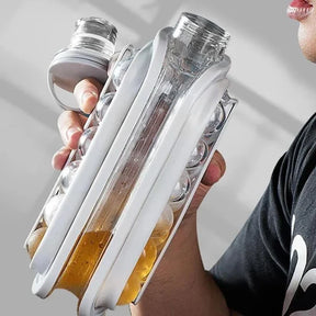 Garrafa de água com Molde de Gelo Redondo para Bebidas Geladas KBN