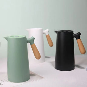 Garrafa Térmica para Café Vidro Borossilicato 1L para Bebidas Quentes KBN