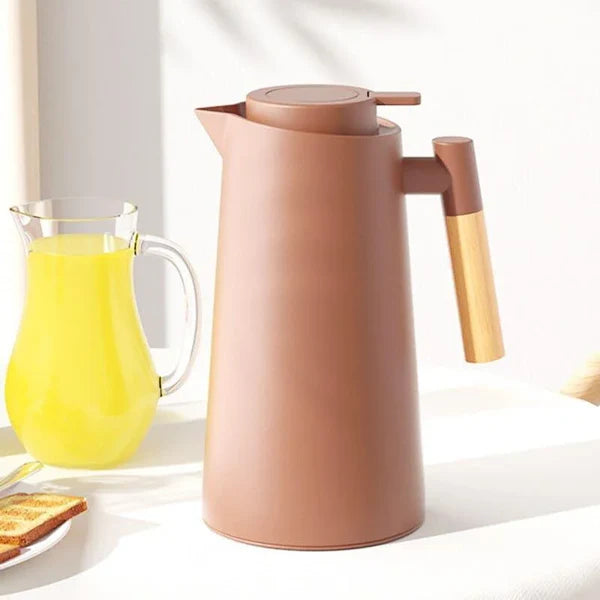 Garrafa Térmica para Café Vidro Borossilicato 1L para Bebidas Quentes KBN