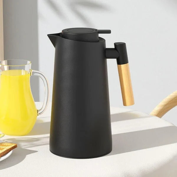 Garrafa Térmica para Café Vidro Borossilicato 1L para Bebidas Quentes KBN