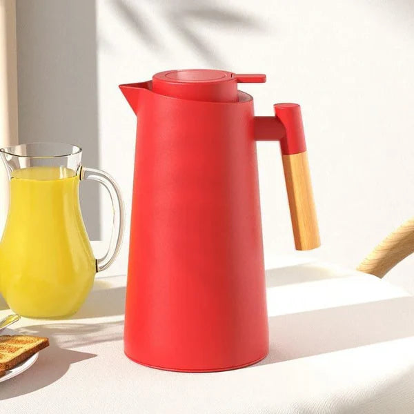 Garrafa Térmica para Café Vidro Borossilicato 1L para Bebidas Quentes KBN
