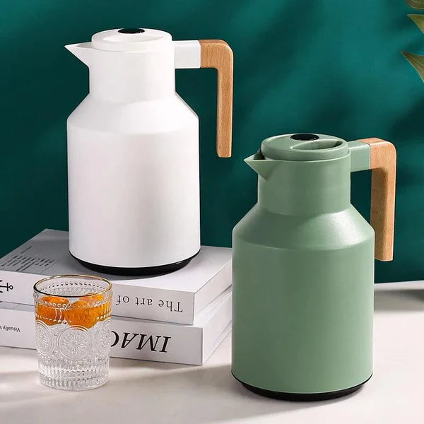 Garrafa Térmica de Inox para Café e Chá com Forro de Vidro KBN