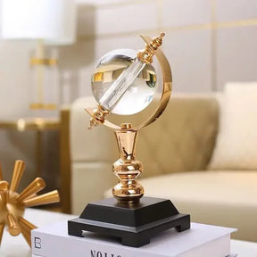 Globo de Cristal Europeu Decorativo para Escritório e Sala KBN