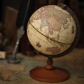 Globo Terrestre Decorativo com Mapa em Inglês para Mesa KBN