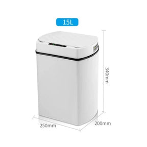 Lixeira Inteligente 15L com Sensor Automático para Banheiro e Cozinha KBN