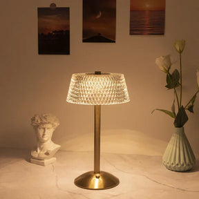 Luminária LED Europeia com Dimer USB para Quarto e Bar KBN