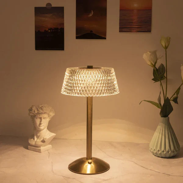 Luminária LED Europeia com Dimer USB para Quarto e Bar KBN