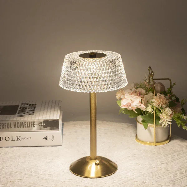 Luminária LED Europeia com Dimer USB para Quarto e Bar KBN