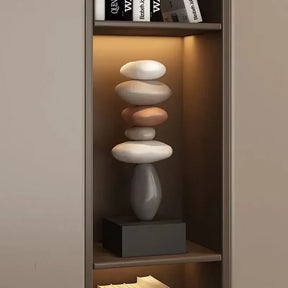 Miniaturas Decorativas em Resina para Escritório e Sala Estilo Moderno KBN
