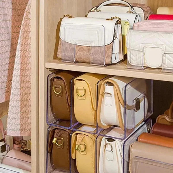 Organizador de Bolsas e Acessórios Acrílico Transparente KBN
