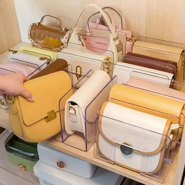 Organizador de Bolsas e Acessórios Acrílico Transparente KBN