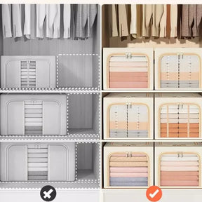 Organizador de Guarda Roupas em Tecido Premium para Closet KBN