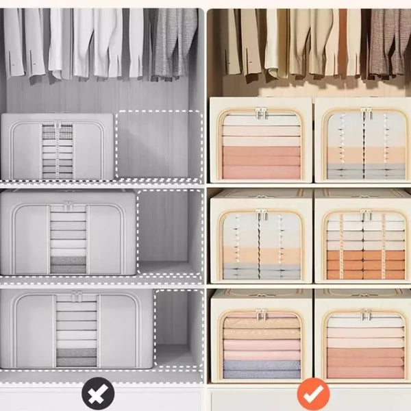 Organizador de Guarda Roupas em Tecido Premium para Closet KBN