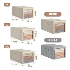 Organizador de Guarda Roupas em Tecido Premium para Closet KBN
