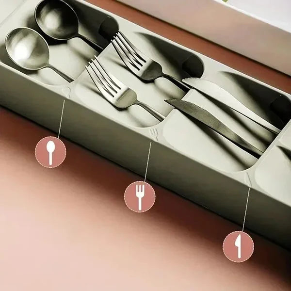Organizador de Talheres Compartimentado KBN Organize Home