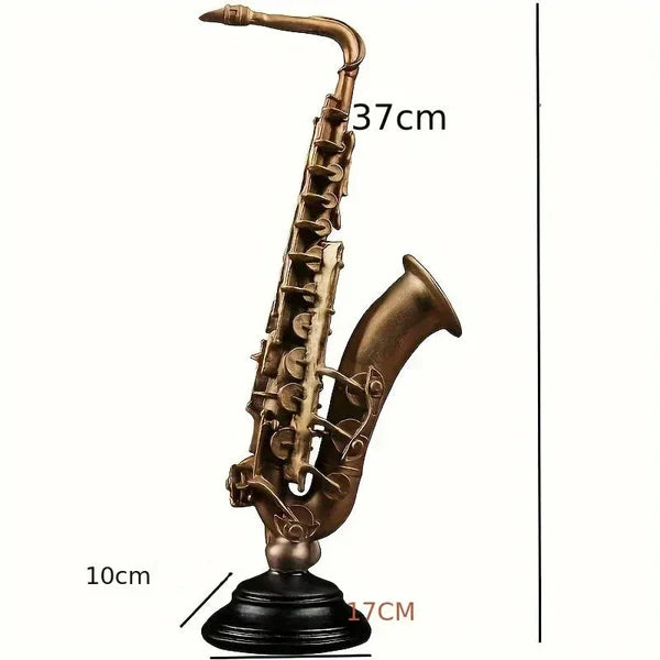 Ornamento Decorativo Instrumentos Dourados Violino e Saxofone KBN
