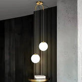 Lustre Pendente de Vidro com LED para Sala e Quarto KBN