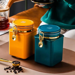 Organizador de Cozinha Porta Alimentos Hermético com Tampa Vedação KBN