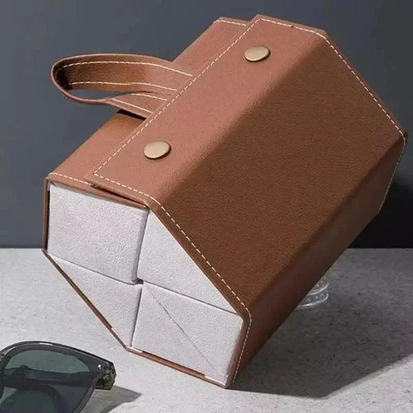 Organizador Porta Óculos com 6 Divisórias e Interior Acolchoado KBN