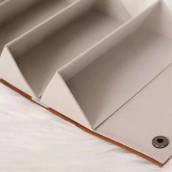Organizador Porta Óculos com 6 Divisórias e Interior Acolchoado KBN