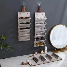 Organizador Porta Óculos com 6 Divisórias e Interior Acolchoado KBN