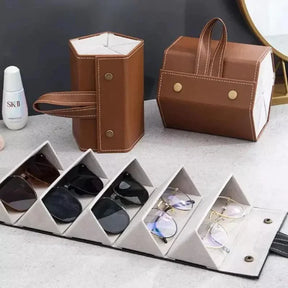 Organizador Porta Óculos com 6 Divisórias e Interior Acolchoado KBN