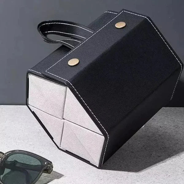 Organizador Porta Óculos com 6 Divisórias e Interior Acolchoado KBN