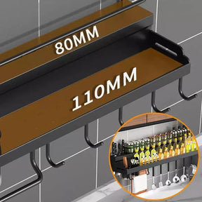 Prateleira Multifuncional para Cozinha em Aço Inox KBN