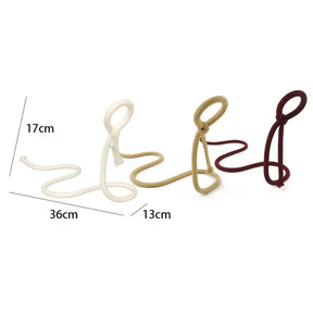 Suporte de Vinho em Forma de Cordas para Cozinha e Bar KBN