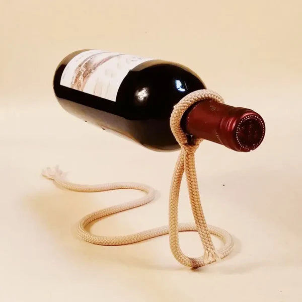 Suporte de Vinho em Forma de Cordas para Cozinha e Bar KBN