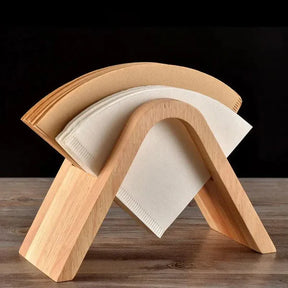 Suporte para Filtro de Café em Bambu Maciço Vertical KBN