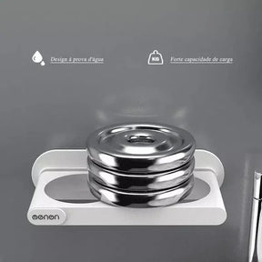 Suporte para Secador de Cabelo de Parede com Compartimentos KBN