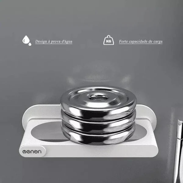 Suporte para Secador de Cabelo de Parede com Compartimentos KBN