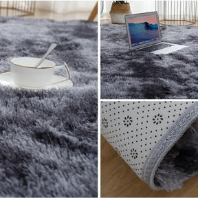 Tapete Felpudo  Mescla Antiderrapante para Sala e Quarto